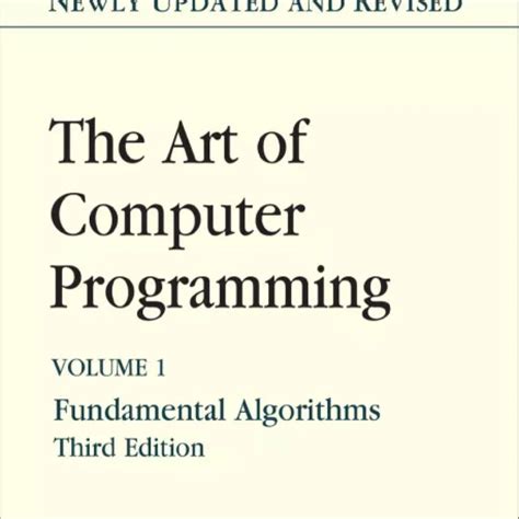 The Art Of Computer Programming 1 Fundamental Algo