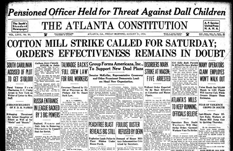 The Atlanta Constitution from Atlanta, Georgia on August 27, 1930 …