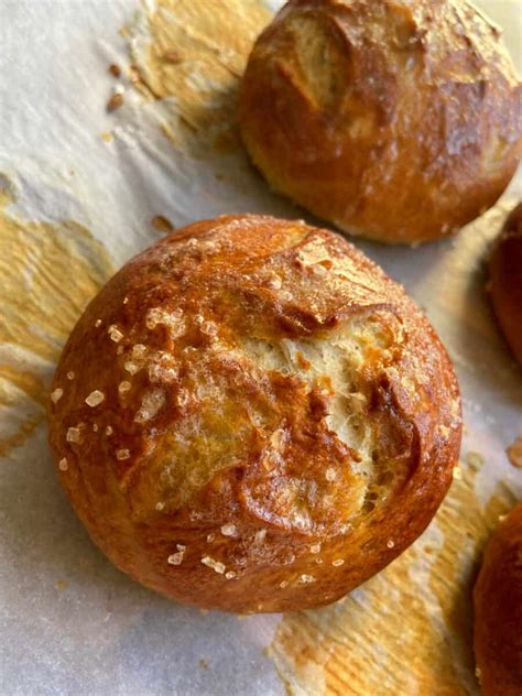 The BEST Pretzel Bun Recipe {Chewy & Perfect} - Savory Simple