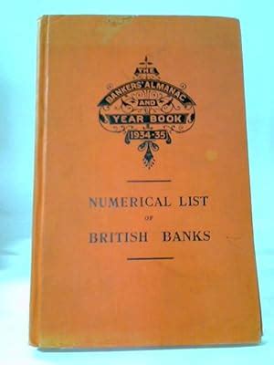 The Banking Almanac, Directory, Year Book and Diary