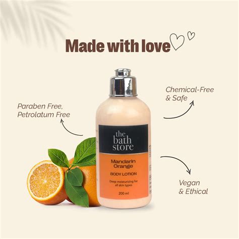 The Bath Store Mandarin Orange Body Lotion – 200ml