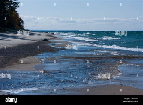 The Beach Where Eagle River Empties into Lake Superior - Getty …