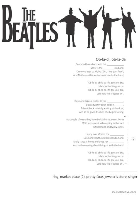 The Beatles - Ob-La-Di, Ob-La-Da Lyrics AZLyrics.com