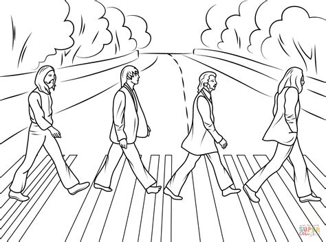 The Beatles Coloring Sheets
