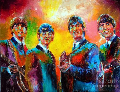 The Beatles created a painting together while on tour in Japan. Now it’s up for auction