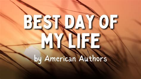 The Best Day of My Life MP3 Song Download The Best Day of My …