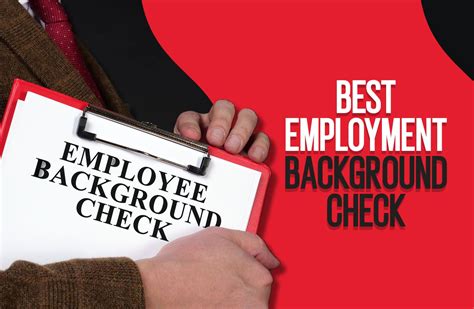 The Best Employment Background Check Services