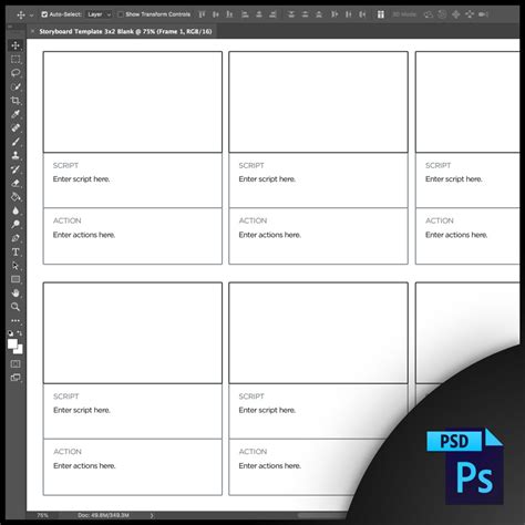 The Best Free Photoshop Storyboard Templates For Filmmakers Creatives