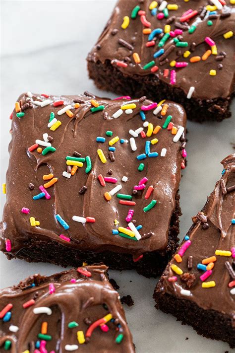 The Best Homemade Brownies with Chocolate Frosting