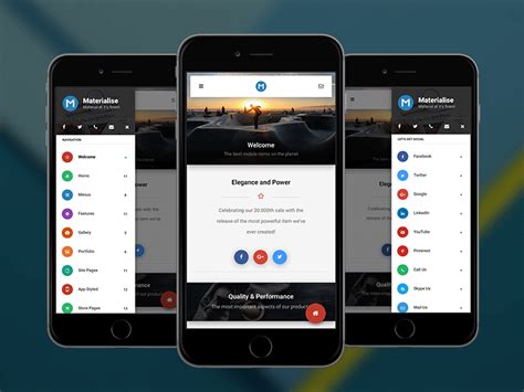The Best Mobile HTML Templates of 2017 Enabled