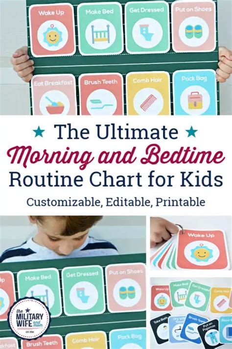 The Best Morning Bedtime Routine Chart That Keeps Kids On Task