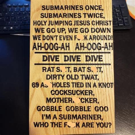 The Best Navy Submarine Song Lyrics References