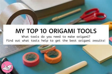 The Best Origami Tools & Supplies List - Origami Guide