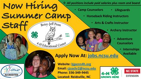 The Best Summer Job Is Hiring, Work At Sleepaway Camp in NC