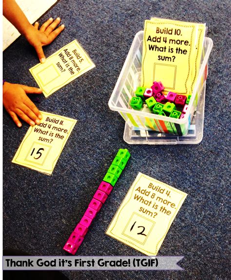 The Best Teachers Guide To Math Centers In First Grade