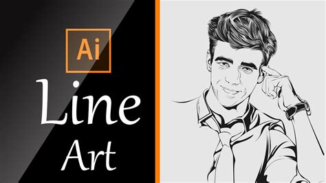 The Best Tutorial To Learn Line Art Using Adobe Illustrator YouTube