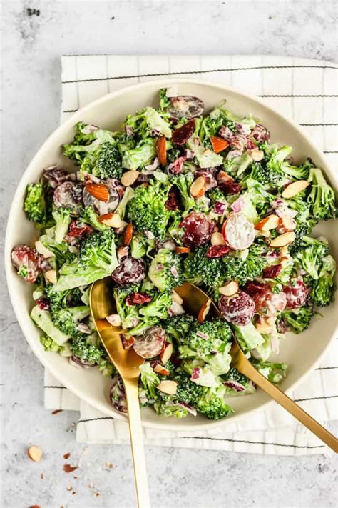 The Best Vegan Broccoli Salad Ever - Hummusapien