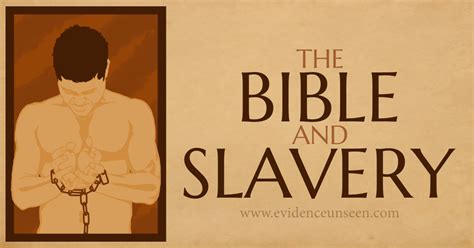 The Bible and slavery – WELS