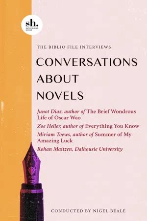 The Biblio File Conversations About Novels