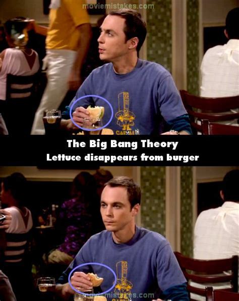 The Big Bang Theory (2007) mistakes in The Hamburger Postulate