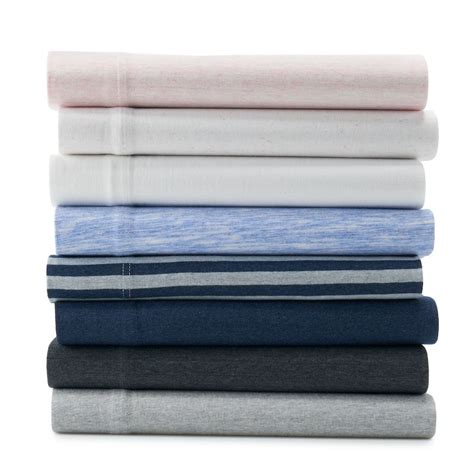 The Big One Jersey Sheet Set and Pillowcase Pair Kohls Sheet sets