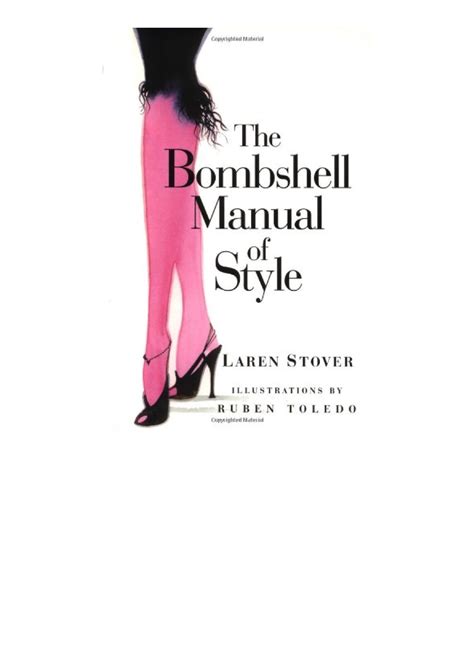 The Bombshell Manual of Style book downloads Besnik Agostina