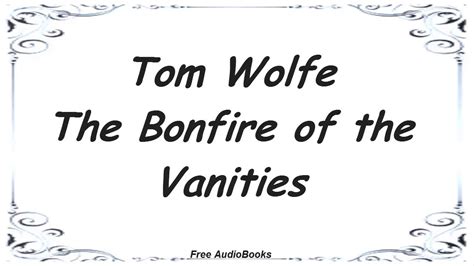 The Bonfire of the Vanities Analysis - eNotes.com