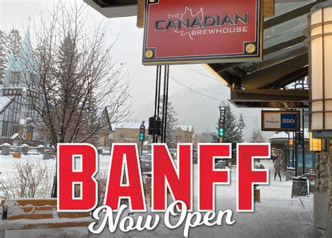 The Canadian Brewhouse is Now Open in Banff, AB