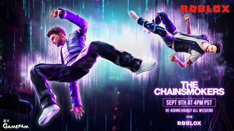 The Chainsmokers virtual concert in Roblox How to watch date time and more details 