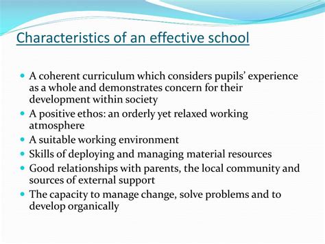 The Characteristics of an Effective School Leader Chris …