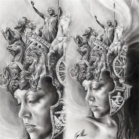 The Chariot by Tony Mancia TattooNOW Hades Tattoo, Athena Tattoo