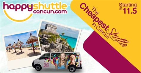 The Cheapest Cancun Airport Transportation Happy Shuttle …