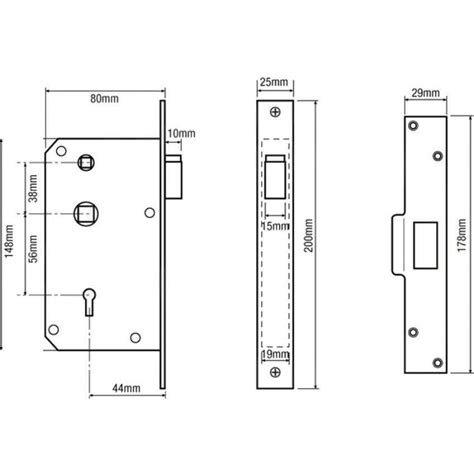 The Chubb 3R35 Lock 5 Detainer mortice lock …