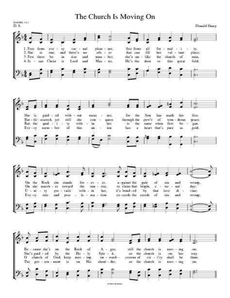 The Church Is Moving On Hymnary.org