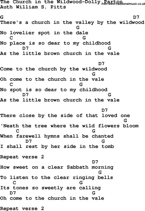 The Church in the Wildwood Chords - ChordU