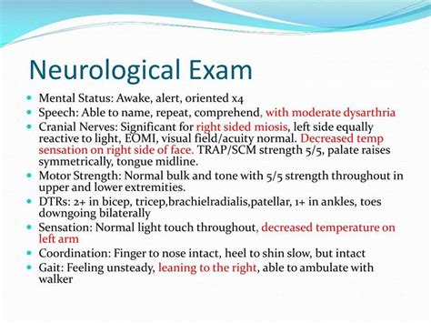 The Complete Neurologic Exam