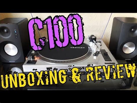 The Crosley C100 Unboxing & Review! - YouTube