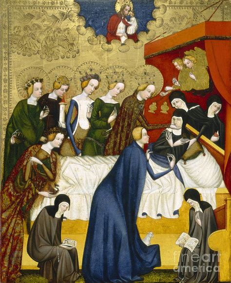 The Death of St. Clare by MASTER of Heiligenkreuz - Web Gallery …