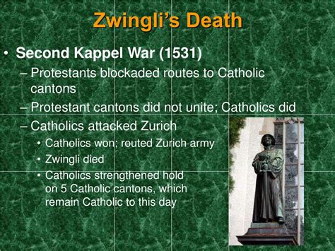 The Death of Ulrich Zwingli - Ligonier Ministries