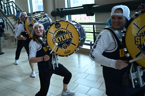 The Denver Nuggets drumline is a slam dunk at home games