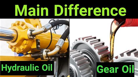 The Difference Between Gear Oil and Hydraulic Oil : …