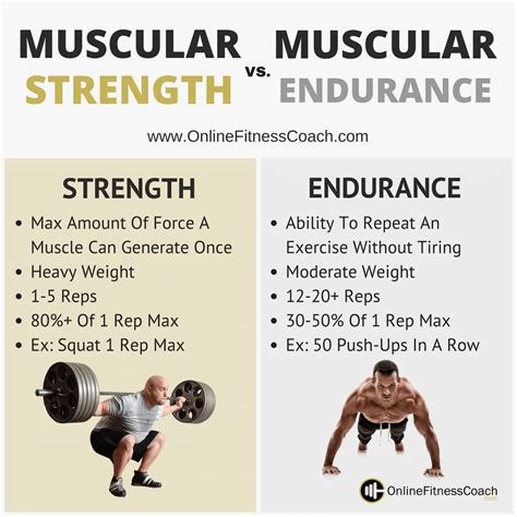 The Difference Between Muscular Strength and Endurance