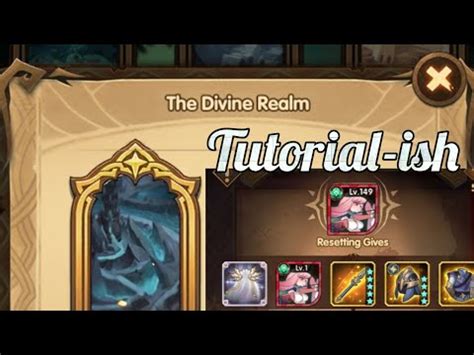 The Divine Realm Fast Tutorial [AFK ARENA] YouTube
