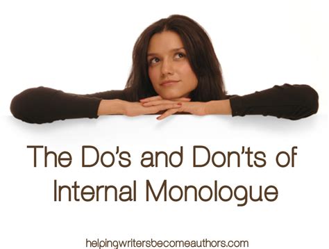 The Do’s and Don’ts of Internal Monologue