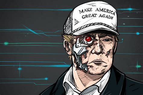 The Donald Trump artificial intelligence robot is here to assist you …