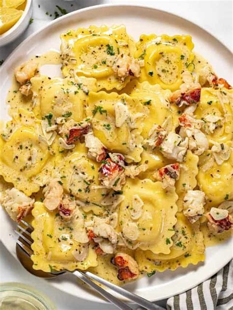 The Easiest Lobster Ravioli Recipe - Midwest Foodie