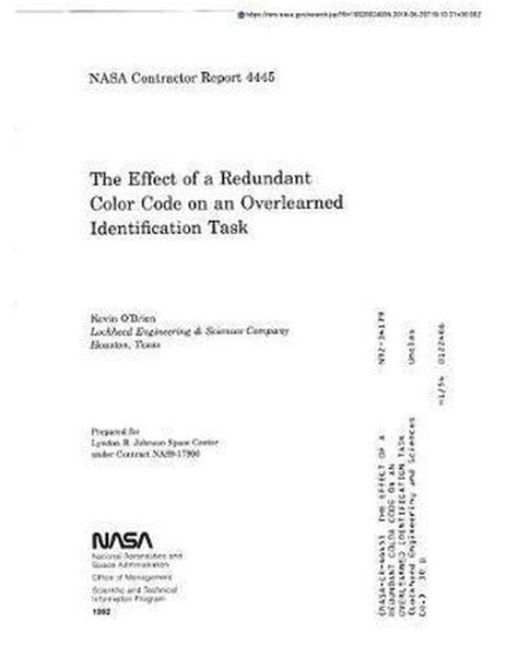 The Effect Of A Redundant Color Code On An Overlearned Identification Task