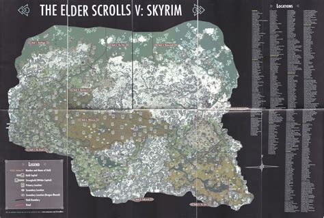 The Elder Scrolls V: Skyrim Map - Maps - Minecraft Forum