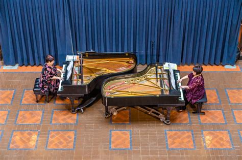 The Elkina sisters display their piano prowess for Schubert Club audiences