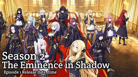 The Eminence in Shadow Release date and time where to watch what to expect and more